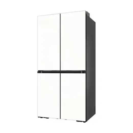 [삼성] NEW 비스포크 AI 하이브리드 냉장고 4도어 키친핏 Max 633L (푸드쇼케이스) 에센셜화이트(상)+에센셜베이지(하) RM70F64M2ZG